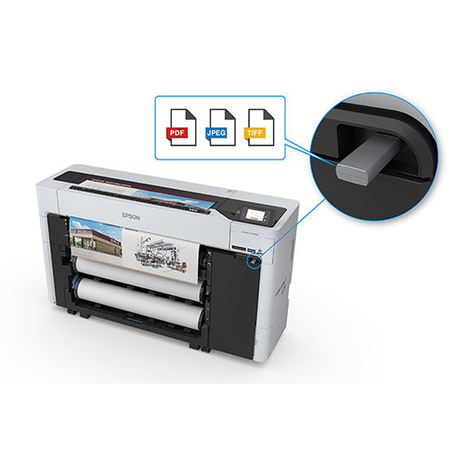 Epson SureColor T5770DR 36" Wide-Format Dual-Roll CAD/Technical Printer - SCT5770DR