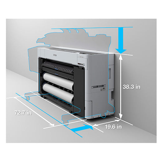 Epson SureColor T7770DL 44" Wide-Format Dual-Roll CAD/Technical Printer With 1.6L Ink Pack System - SCT7770DL