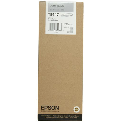Epson Light Black UltraChrome Ink Cartridge 220 ml - T544700