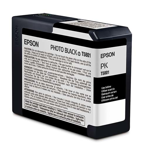 Epson Pro 3800 / 3880 Photo Black Ink Cartridge 80ml - T580100