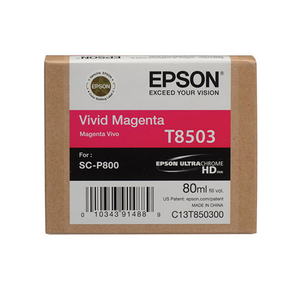 Epson SureColor P800 Vivid Magenta Ink Cartridge 80ml - T850300