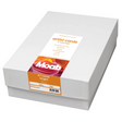 A white box labeled MOAB Moab Bright Artist Cards - 1000 Cards with an orange and pink design, containing fine art cotton inkjet printer cards, is displayed on a plain white background.