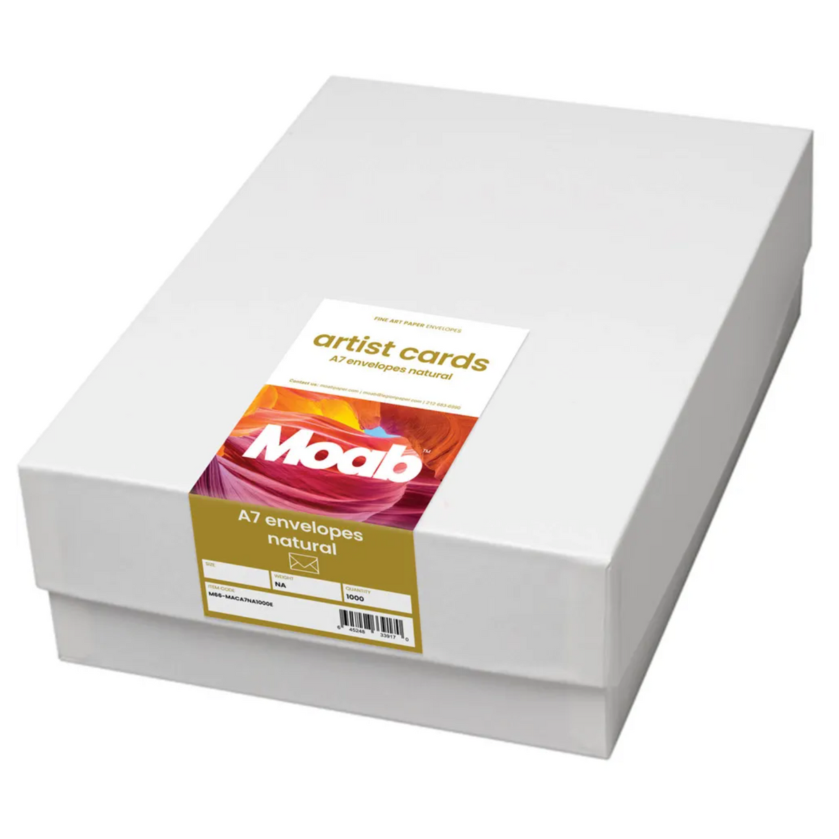 Moab Natural Artist Envelopes - 1000 Envelopes