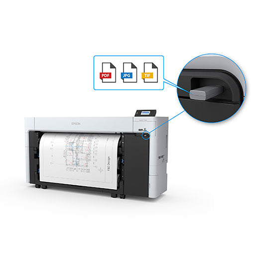 Epson SureColor T7770DM 44" Wide-Format Multifunction CAD/Technical Printer - SCT7770DM