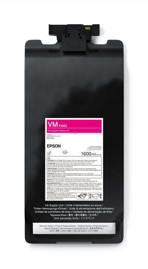 EPSON UltraChrome PRO12 Vivid Magenta Ink Bag, 1.6L - P20570 - T56E320