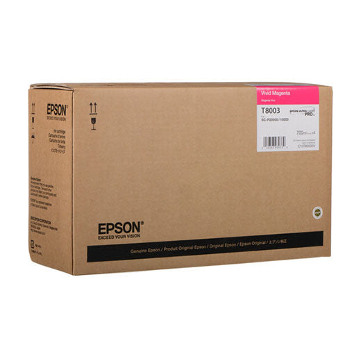 Epson SureColor P10000 / P20000 Vivid Magenta Ink Cartridge 700 ml - 4 Pack - T80030V