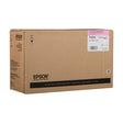 A pack of four Epson SureColor P10000/P20000 Vivid Light Magenta 700 ml ink cartridges (T80060V) features Epson UltraChrome PRO inks. The brown boxes display brand and product details in bold black text.