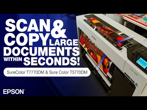 Epson SureColor T5770DM 36" Wide-Format Multifunction CAD/Technical Printer - SCT5770DM