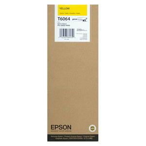 Epson Yellow Ultrachrome K3 Ink Cartridge - 220 ml - T606400
