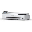 The Epson SureColor T3170 Wireless Printer (24”, SCT3170SR) features a white, modern design with clean lines, a left-side touchscreen display, and the Epson logo centered on its front. Shown against a plain white background.