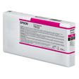 The Epson SureColor P5000 Vivid Magenta UltraChrome HDX Ink Cartridge (T913300) by Epson features pigment ink technology, holds 200ml, and is primarily white with a magenta product label. Designed for Epson SureColor printers.