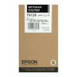 Epson Matte Black Ultrachrome K3 Ink Cartridge (220ml, T612800) in brown packaging for Stylus Pro printers. Genuine Epson ink, ideal for archival prints. Front label displays capacity and Epson branding.