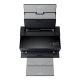 High angle view of an Epson SureColor P900 17” Wide Photo Printer with trays out