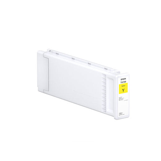 The Epson Yellow UltraChrome XD2 Ink Cartridge (700ml, T41N420) features a yellow label and is shown on a plain white background.
