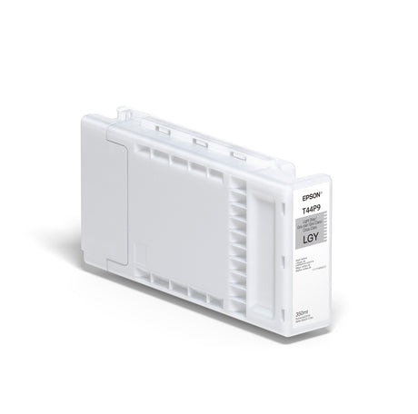 The Epson Light Gray UltraChrome Pro12 Ink Cartridge (T44P920, 350ml) offers wide Pantone coverage and an expanded colour gamut. Displayed on a white background.
