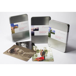 Hahnemühle Photo Rag® Baryta, 30 cards in a tin Hahnemühle box