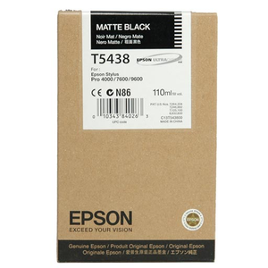 Epson Matte Black UltraChrome Ink Cartridge 110 ml - T543800