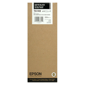 Epson Matte Black Ultrachrome K3 Ink Cartridge - 220 ml -T614800