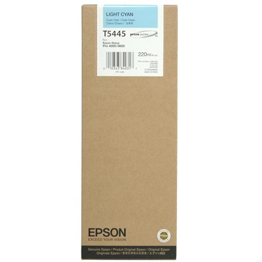 Epson Light Cyan UltraChrome Ink Cartridge 220 ml - T544500