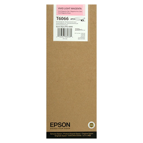 The Epson Vivid Light Magenta Ultrachrome K3 Ink Cartridge (T606600, 220ml) is designed for Epson Stylus Pro 4880 printers and delivers professional archival prints with consistent quality.