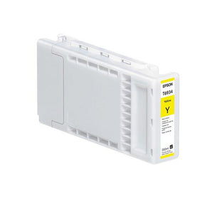 The Epson Yellow Ultrachrome XD Ink Cartridge (T693400, 350ml) delivers high-quality prints and is designed for Epson SureColor T3270 and T-Series printers.