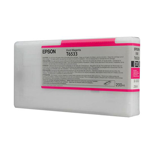 Epson Pro 4900 Vivid Magenta Ultrachrome HDR Ink Cartridge - 200ml - T653300