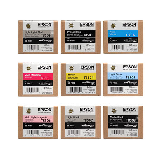 Ink Set for Epson P800 printer
