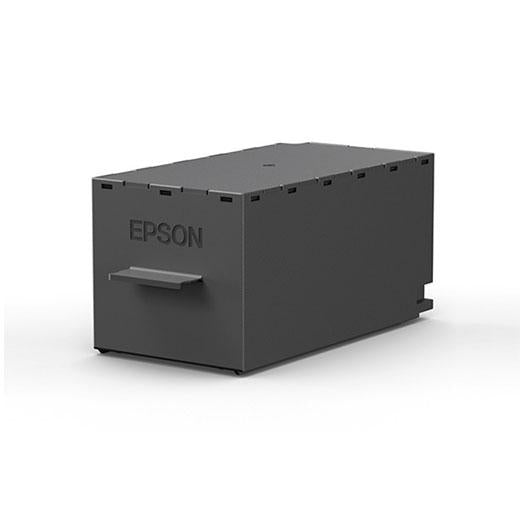The Epson Maintenance Tank for SureColor P700 and P900 Photo Printers (C12C935711) is a rectangular, dark gray tank with a small front handle, designed by Epson and shown on a plain white background.